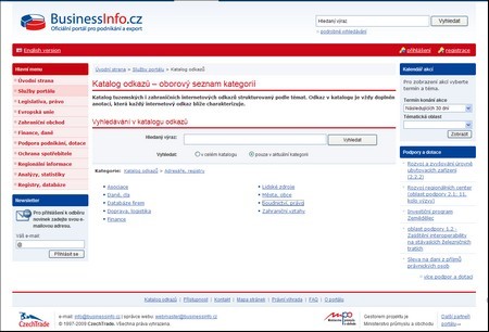 Oficiální databáze, adresáře, registry a seznamy